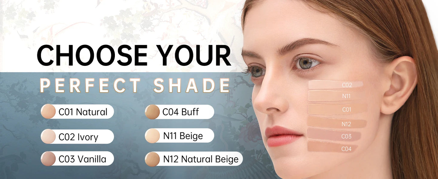 Catkin BB & CC Cream | 4-Shade Hydrating & Oil-Control Concealer