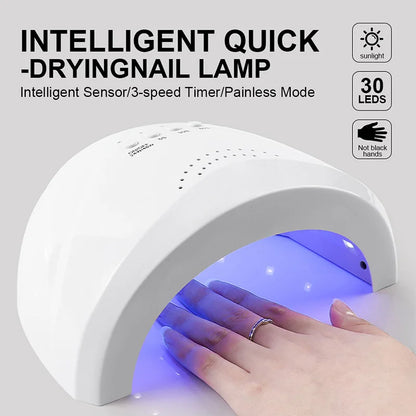 Poly Extension Gel Nail Kit 14 PCS 15ML Quick Building UV/LED Gel with Slip Solution and Nails Art Lamp  for Beginner Manicure