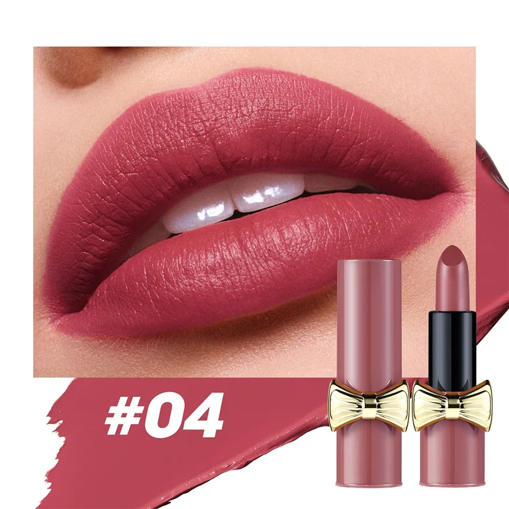 Bowknot Nude Matte Lipstick.