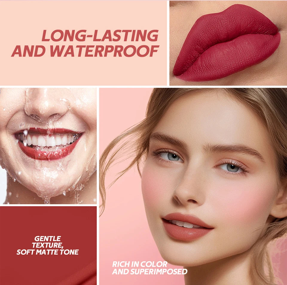 Lip Stain Super Stay Teddy Lip Tint Long Lasting Matte Lipstick For Up To 12HR Wear Waterproof Cosmetics