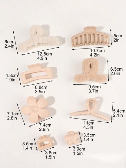 Autumn Winter Hair Clips Set.