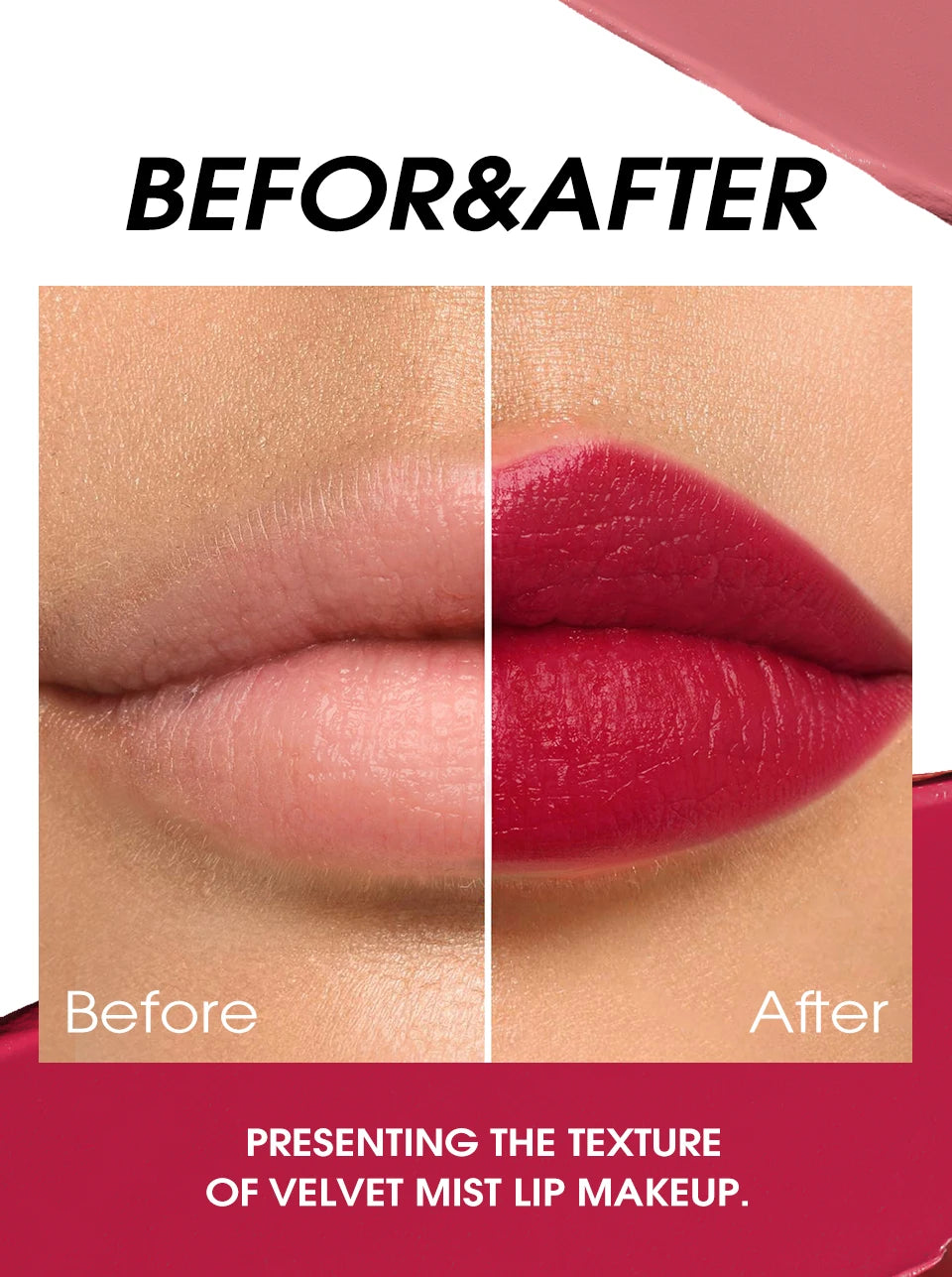 Bowknot Nude Matte Lipstick.