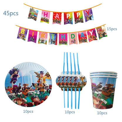 Roblox Birthday Party Supplies