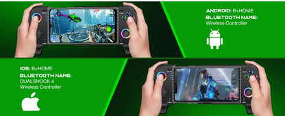 BEBONCOOL MC100 Gamepad Telescopic For Apple IOS Android PUBG COD Stretch Wireless Bluetooth Phone Game Controller Joystick