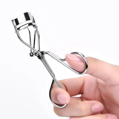 Silver Black Tweezers Curler.