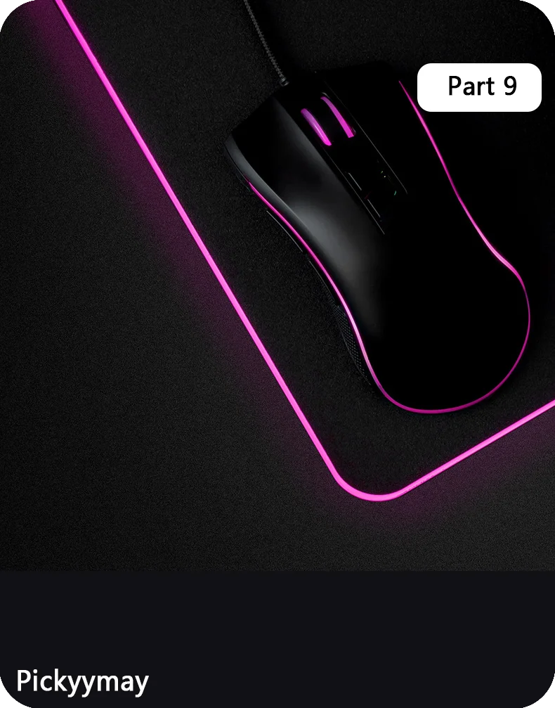 CosmicGlow RGB Desk Mat