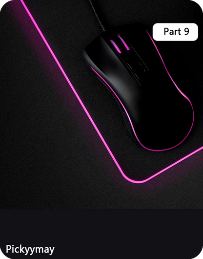 CosmicGlow RGB Desk Mat