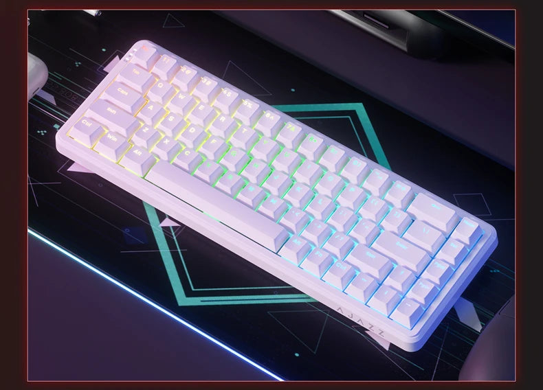 AJAZZ AK680 MAX/V2 Mechanical Keyboard HE Hall Effect Switch 60% 8k/1K RGB Wired/Wireless Gaming Rapid Trigger Magnetic Keyboard