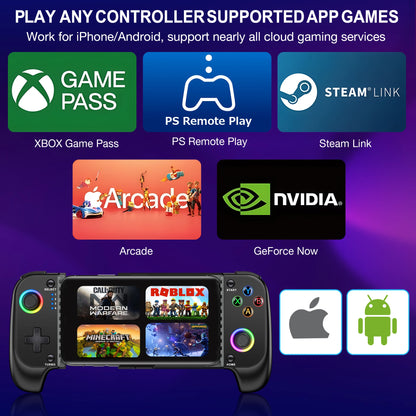 BEBONCOOL MC100 Gamepad Telescopic For Apple IOS Android PUBG COD Stretch Wireless Bluetooth Phone Game Controller Joystick