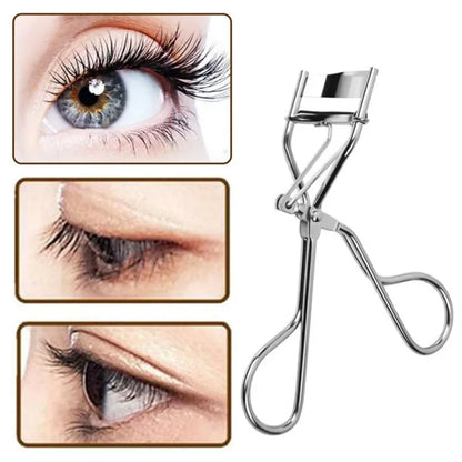 Silver Black Tweezers Curler.