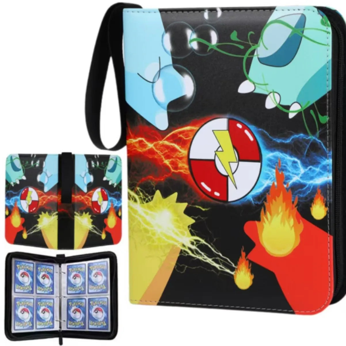 400 Pockets Anime Peripheral Pokemon Game Collection Card Book multiple styles Storage card holder Exquisite Kawaii Boy Toy Gift