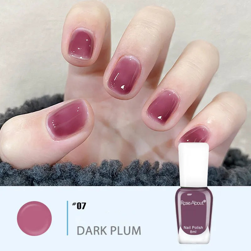 40 Colors Water-Based Nail Polish