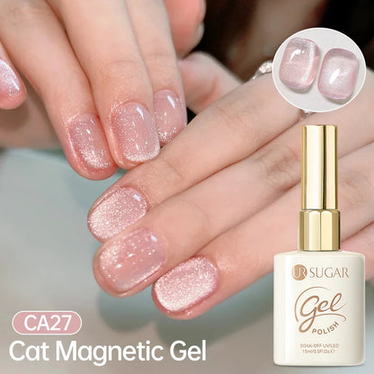 UR SUGAR 15ml Cat Magnetic Gel Nail Polish 30 Colors Semi Permanent Magnetic Gel UV/LED Soak Off Painting Vanrish Design