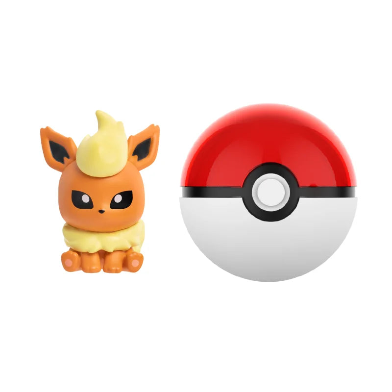 Pokemon Anime Poke Ball Action Figures Sylveston Umbreon Gengar Mini Dolls FUNISM Original Genuine Model Car Ornament Toys Gift