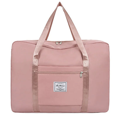 Folding Travel Bags Large Capacity Waterproof Luggage Tote Handbag Travel Duffle Bag Gym Yoga Storage Shoulder Bag For Women