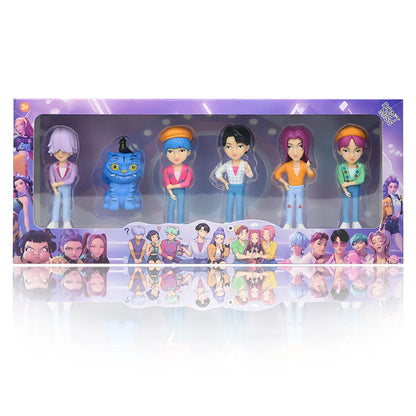 Hot Blind Box Anime K-Pops D-emon H-unters Girl Group RUMI MIRA ZOEY Figure Action Pvc Models Toy Ornament Gifts
