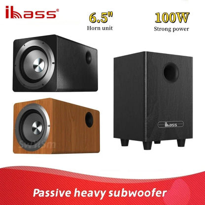 100W High Power 6.5″ Passive Subwoofer Speaker System