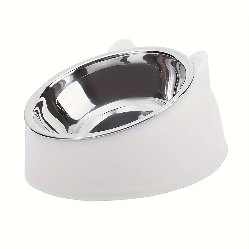 Elevated Stainless Steel Cat Bowl