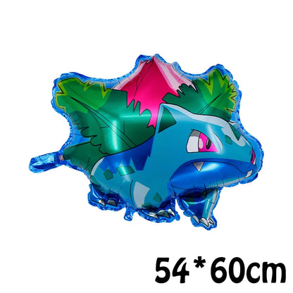 Pokemon Set Series Balloon Set Pikachu Charmander Children's Birthday Toy Decoration Aluminum Film Balloon Party Supplies