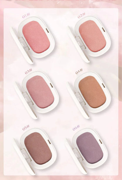 Face Blusher Matte Natural Cheek Tint Brighten Face Contouring Waterproof Cosmetics Blush Powder Soft Female Makeup 1pcs Blusher