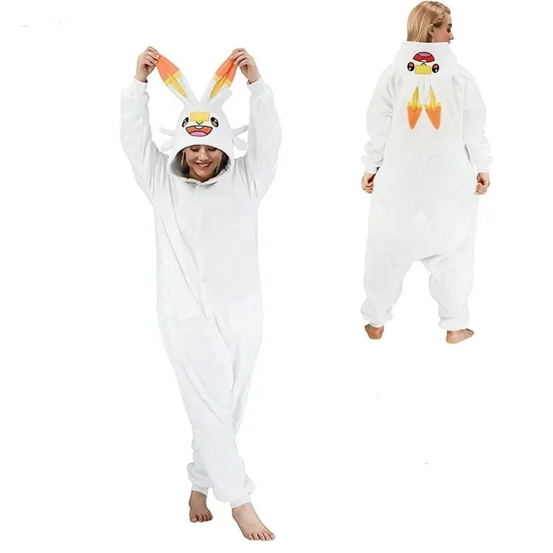 TAKARA TOMY Pokemon Cosplay Kigurumi Onesie Snorlax Jigglypuff Umbreon Gengar Costume Halloween Adult Anime Bulbasaur Pajamas