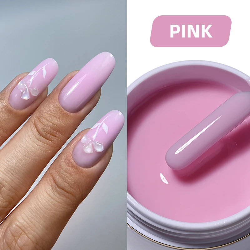 MSHARE 500g Liquid Acrylic Gel Acrygel TPO Hema Free Builder Nail Gel For Nails Extension Constuction Self Level Soak Off UV LED