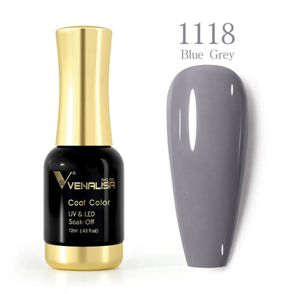VENALISA Nail Gel Varnish TPO FREE Soak Off UV LED Organic Odorless Enamels Nail Art Colors 12ml 120Colors UV Gel Nail Polish