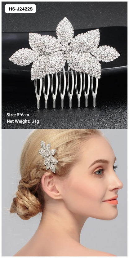 Crystal Bridal Hair Comb.