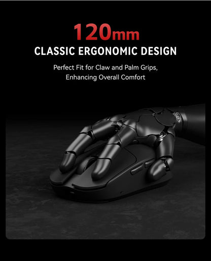 ATK VXE MAD R MAJOR Gaming E-Sports Mouse Ultra-lightweight Dual-Mode PAW3395/3950 Sensor Ergonomic Mice Standard 8K