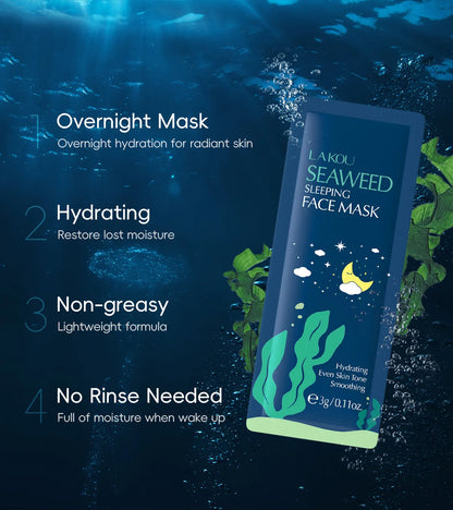 LAIKOU Sleeping Face Mask Set: 5pcs Night Repair & Deep Hydration Combo