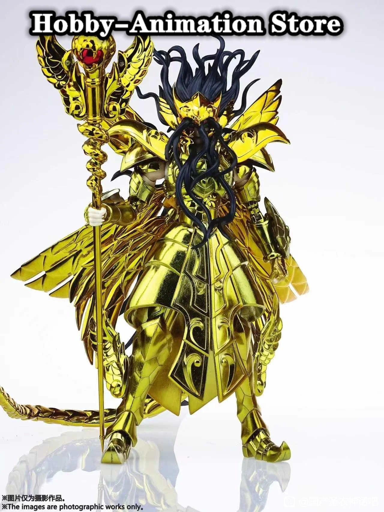 [ In-Stock ] MST Saint Seiya Myth Cloth EXM Ophiuchus Serpentaire Odysseus Next Dimension Lost Canvas Figure Knights of Zodiac