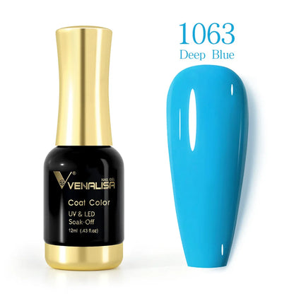 VENALISA Nail Gel Varnish TPO FREE Soak Off UV LED Organic Odorless Enamels Nail Art Colors 12ml 120Colors UV Gel Nail Polish