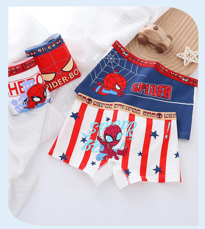 4pcs Pokemon Boys Boxer Underpants Cotton Anime U Pouch Bulge Underwear Cartoon Shorts Kids Cute Breathable Boxer Pants 2-12Y