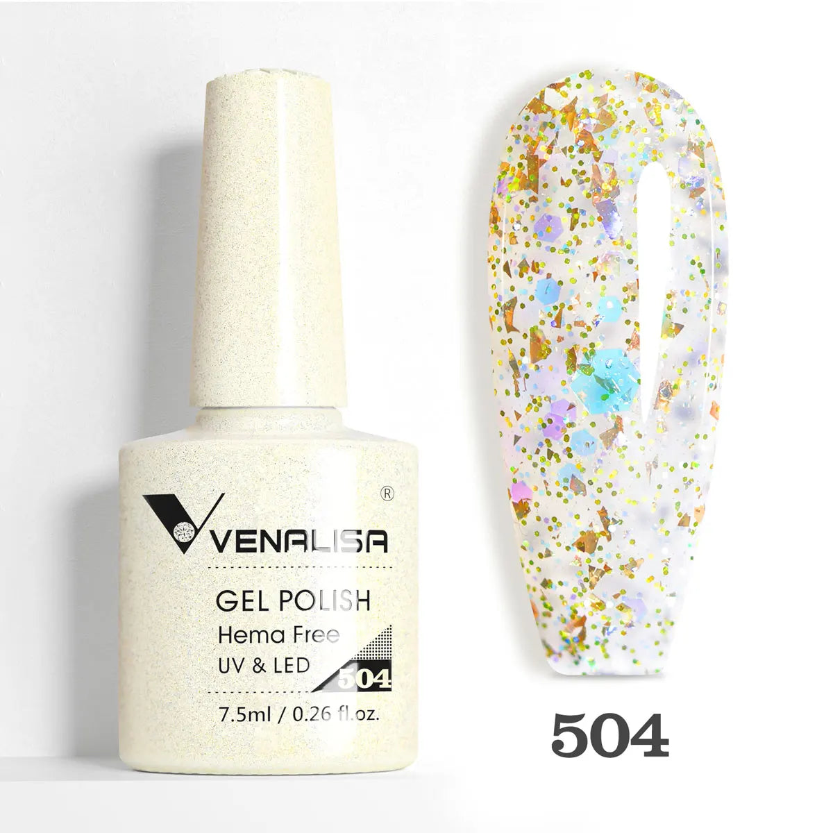 Venalisa VIP5 Nail Gel Polish HEMA/TPO FREE Full Coverage Beautiful Semi Permanent Soak Off UV LED Gel Nail Polish Gel Lacquer