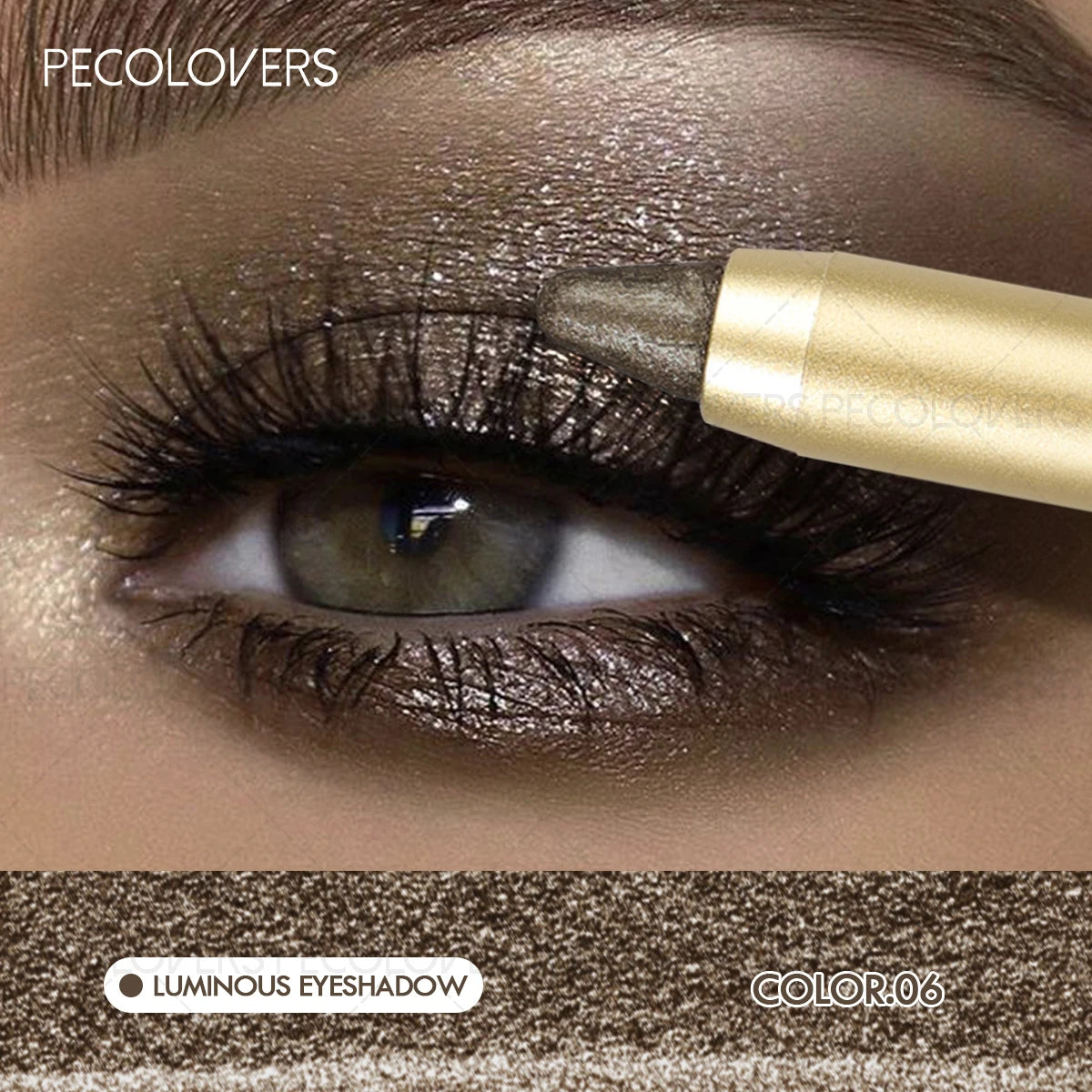 1PC Shimmer Glitter Contouring Eyeshadow Pencil - Double-headed Lazy Eyeshadow Stick, Ideal Gift for Women
