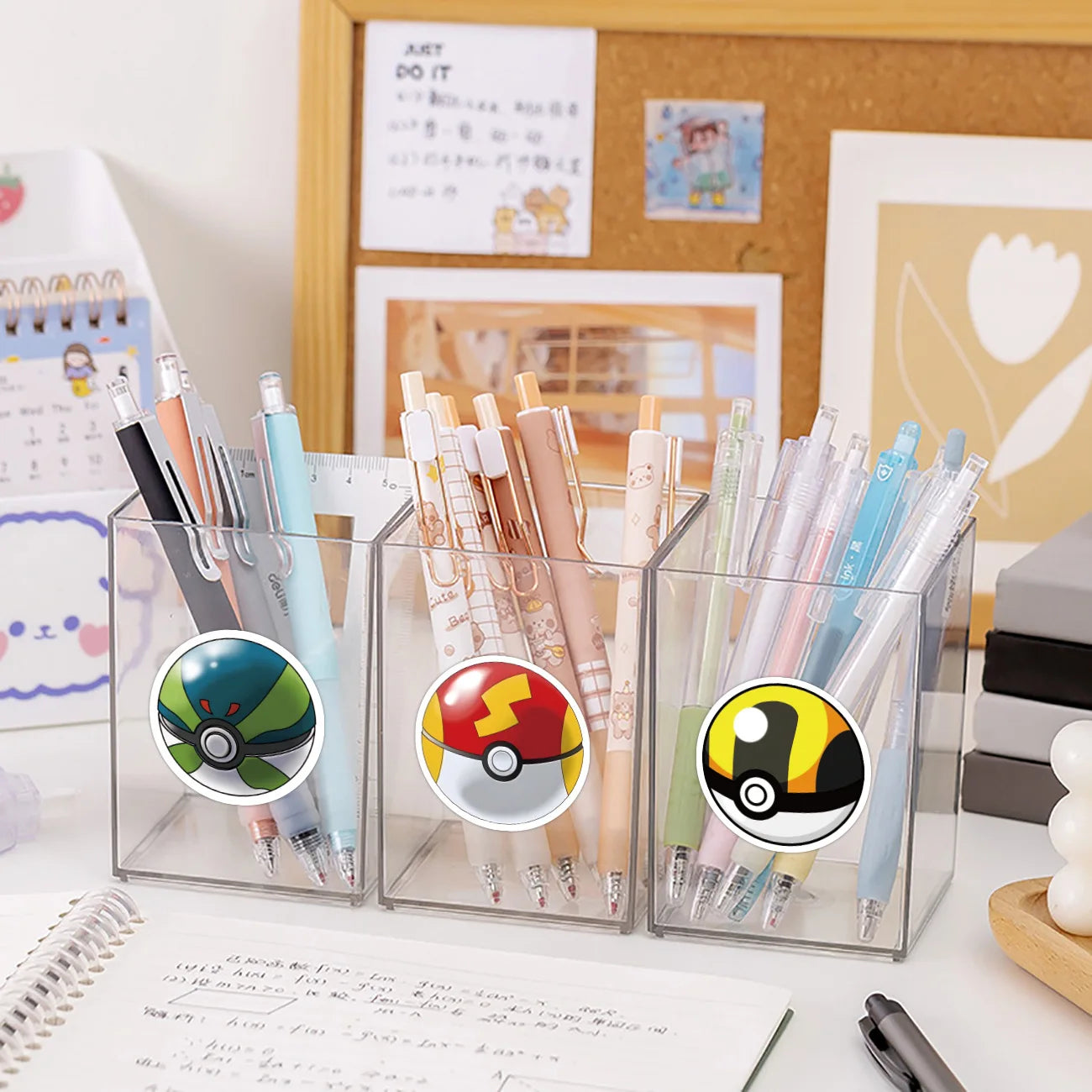 1000/500Pcs Pikachu Sticker Pokemon Roll Stickers Tape Hand Account DIY Decorative Seal Waterproof Cup Sticker Kawaii Gift Toys