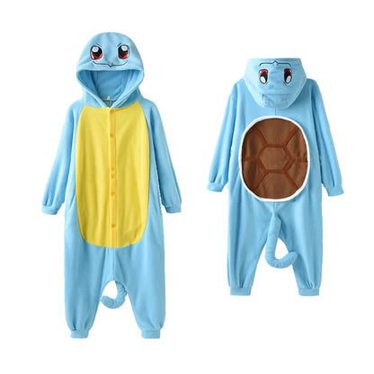Cartoon Kigurumi Dragon Onesie Boys Halloween Festival Party Cosplay Costume Kids Pajama Children Charizard One Piece Outfit
