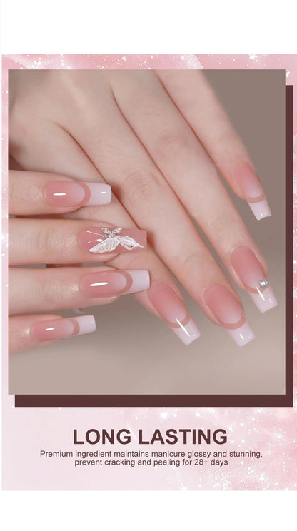 LIMEGIRL 7in1 Nail Gradient Painting Gel Long-lasting Nail Gel Polish Hybrid Color Nail Art Design High Texture Gradient Gel