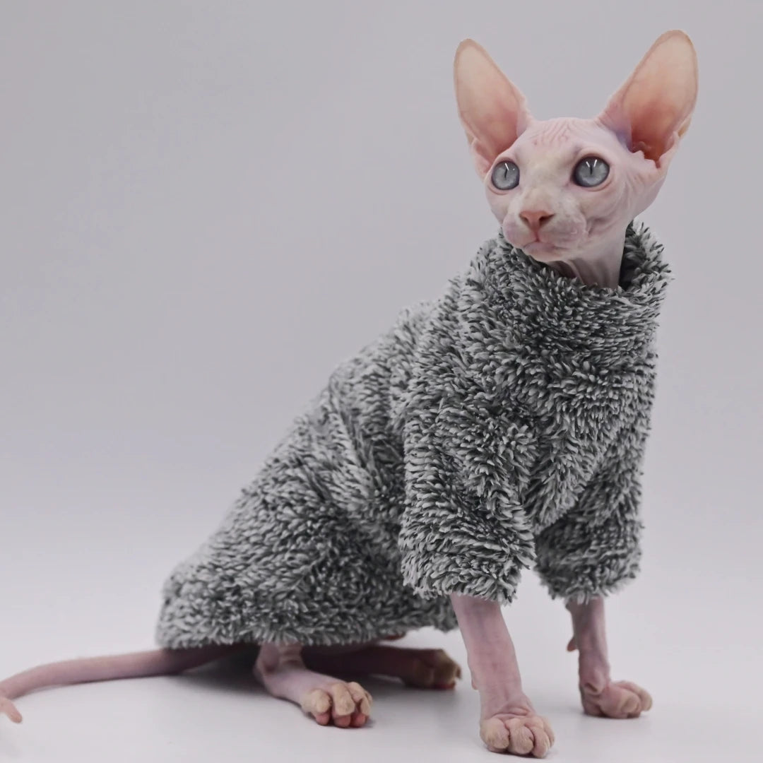 Camouflage Winter Coat for Sphynx Cats 🐱❄️