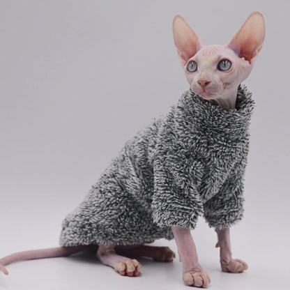Camouflage Winter Coat for Sphynx Cats 🐱❄️