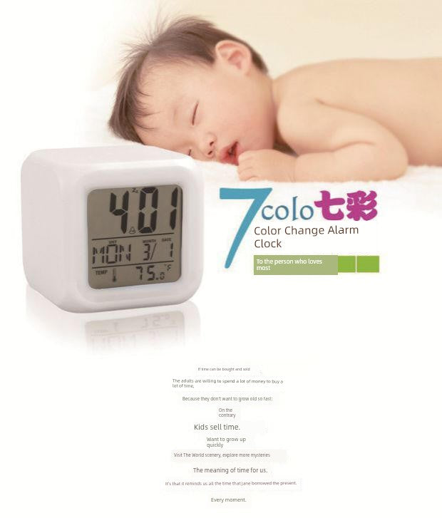 Roblox LED Digital Alarm Clock | Color-Changing Cube | Dobermen Premier