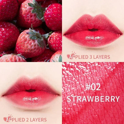 4 Colors Mini Lip Gloss Water Mirror Jelly Long Lasting Lip Glaze Lip Makeup Waterproof Moisturizing Liquid Lipstick Cosmetic