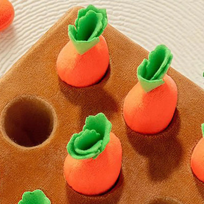 Snuffle Mat for Dogs Interactive Enrichment Funny Toys Pet Carrot Puzzle Toy Dog Activity Mat for Boredom Relief Foraging