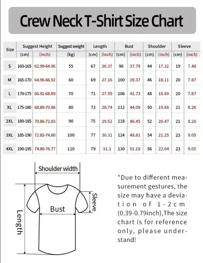 2025 Summer Pokémon Anime Gengar Kaiju 100% Pure Cotton Printed T-shirt Men Harajuku Loose Casual Versatile Short-sleeved Top