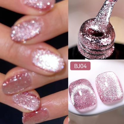 LILYCUTE 7ml 9D Cat Magnetic Gel Nail Polish Iridescent Magnet Semi Permanent Soak Off UV LED Manicure For Nail Art Gel Varnish