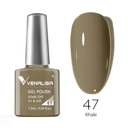 Venalisa VIP4 Nail Gel Polish HEMA/TPO FREE Full Coverage Beautiful Semi Permanent Soak Off UV LED Gel Nail Polish Gel Lacquer