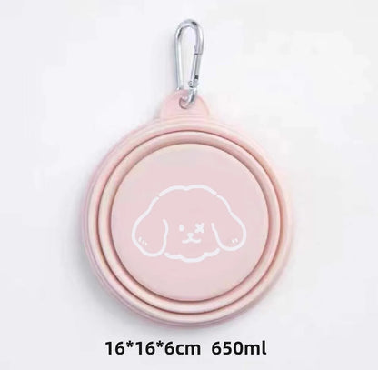 Portable Folding Pet Travel Bowl