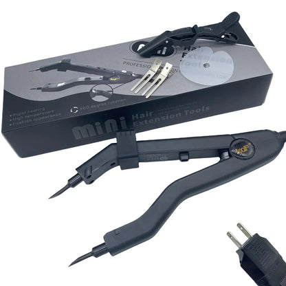 JR-609C 24mm Mini Heating Sharp Tip Black Heat Hair Connector Temperature Controllable for keratin extension