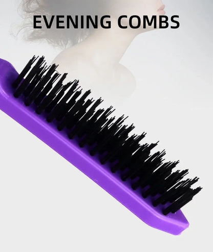 15PCS Professional Slim Line Teasing Hair Brush Backcombing Comb Tool for Salon Styling - 4 Colors Wholesale Stylist Supplies