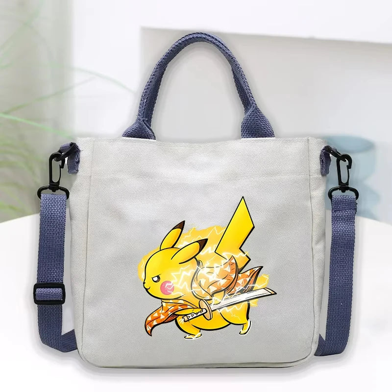 Pokemon Large Canvas Tote Bag